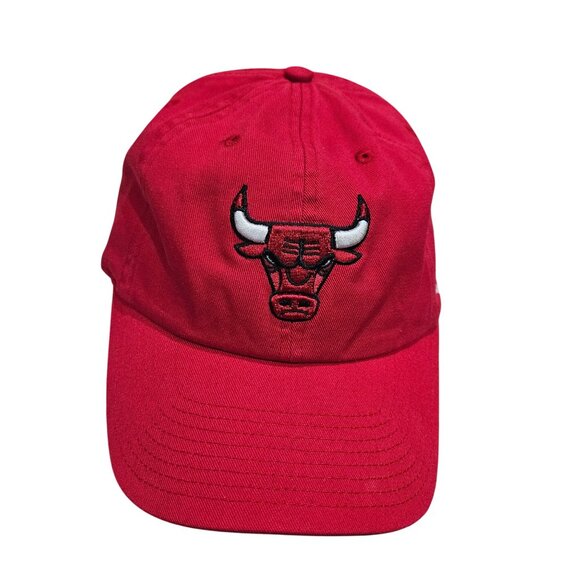Chicago Bulls 47 Brand Red Baseball Cap Adjustable Strap - Picture 1 of 10